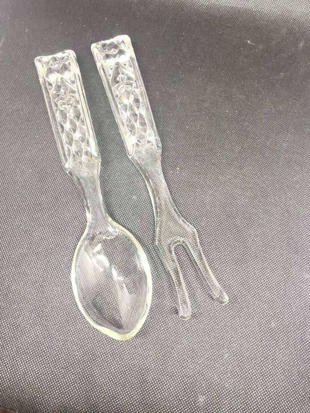 Anchor Hocking Glass Fork n Spoon